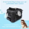 MOSISO Motorcycle Dog/Cat Carrier with Rain Cover, Portable Pet Carrier