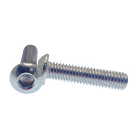 M3-M8 Hex Socket Button Head Machine Bolts - M6 x 25mm (20pk) - DIN 933 Standard A2 304 Stainless Steel Hex Socket Cap Screws, Fully Threaded for Industrial,Indoor,Outdoor Use (20pk)