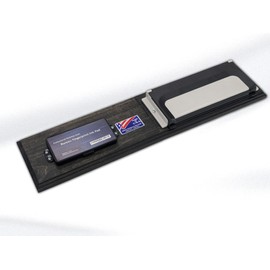 Crime Scene Folding Fingerprinting Kit - 100 FD-258 Cards - Card Holder - Mounted to a Folding Wooden Base - XL Ink Pad