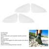 2 Pair Gel Heel Pad Transparent Strong Adhesion Soft Massaging