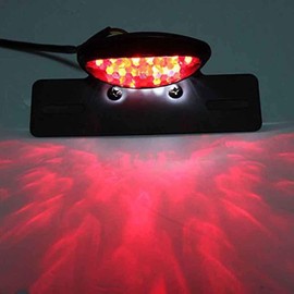 HANEU HANEU-99 Motorcycle LED RED Stop Running Brake Rear Tail Light Rear Fender Universal Modified Retro