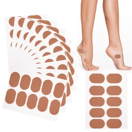 120 Pieces Moleskin Tape Moleskin Adhesive Pads Foot Protection Stickers Anti-wear Heel Sticker for Boots Hiking Reduce Friction Pain Iight Brown
