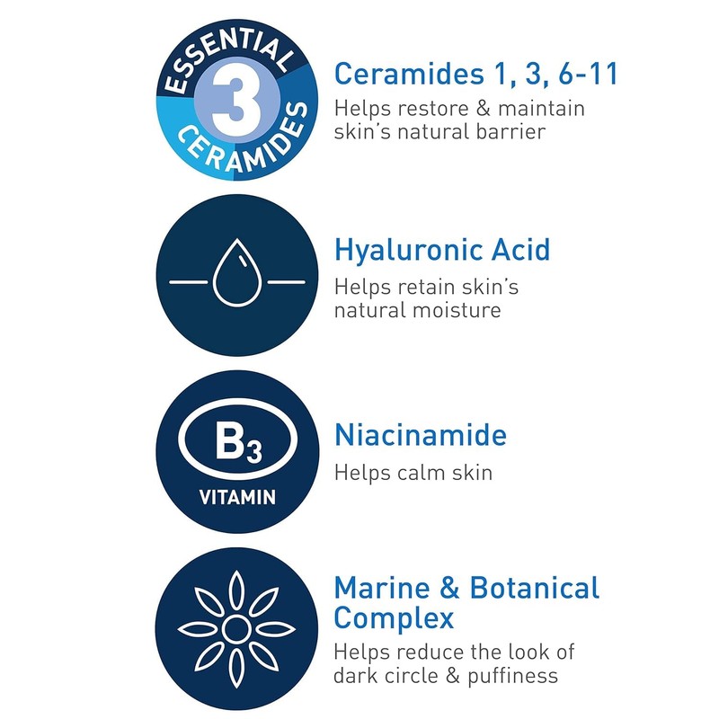 CeraVe Eye Repair Cream 0.5 oz (Pack of 3)