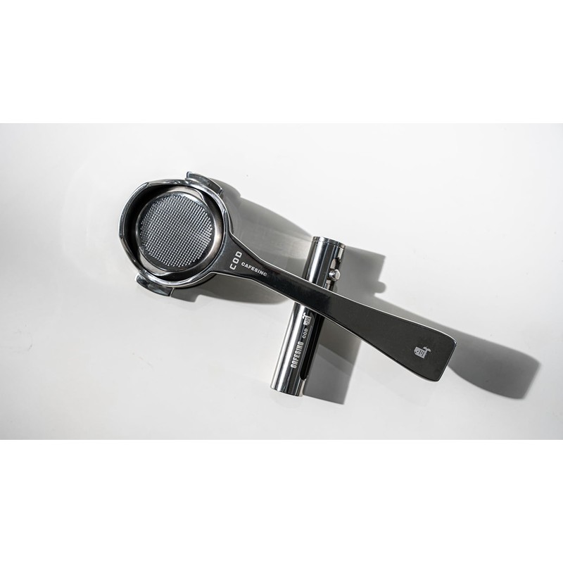 CafeSing COD 58mm Espresso Portafilter, All Stainless Steel, 180° Horizontally