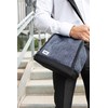 BUILT Insulated Lunch Bag with 'The Professional' Design, Polyester, Black,