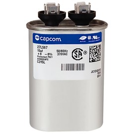 97F9004-15 uf MFD 370 Volt VAC - CBB65 Oval Run Capacitor Upgrade