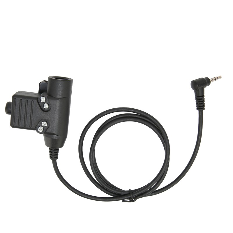 7.1mm Telescopic Throat Microphone Earpiece U94 PTT Suitable for Yaese