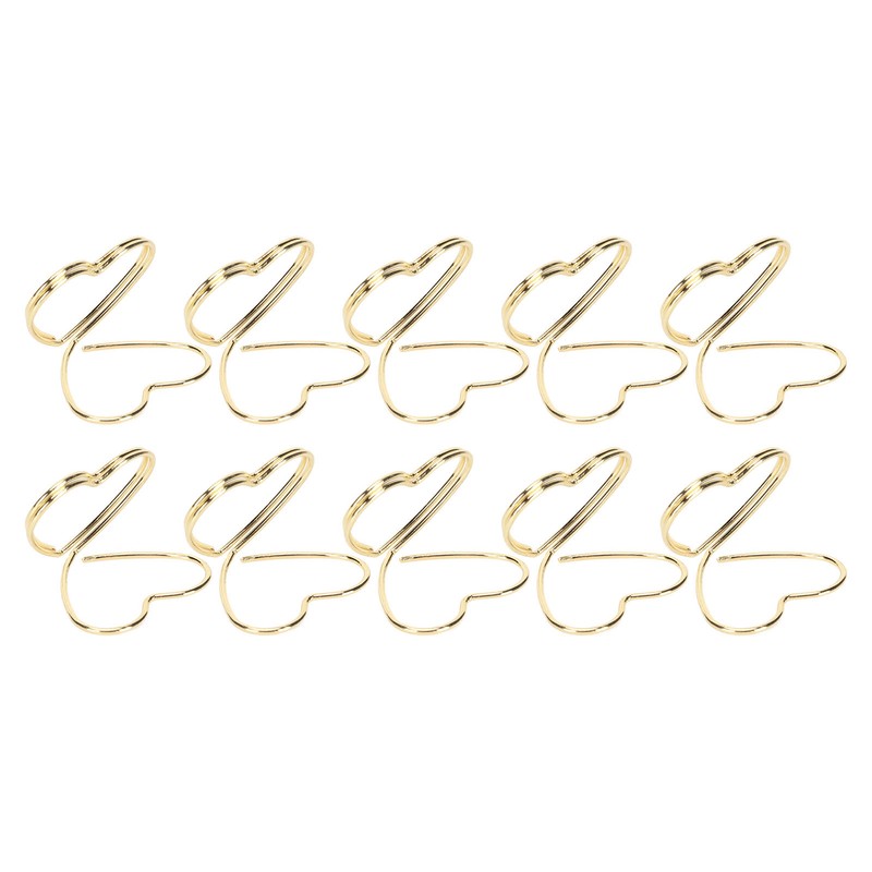 50Pcs Place Card Holder Heart Shape Cute Colorfast Table Card
