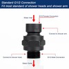 ieron Showerhead Extension 360° Swivel Ball Turn Adapter Head Connector