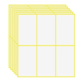 KEWUZY 180 Stück 50x100mm Etiketten Selbstklebend zum Beschriften, Universal Aufkleber Etiketten Haushaltsetiketten Tiefkühletiketten Adressetiketten für Flaschen, Aktenordner, Glasboxen, Schule, Büro, Küche