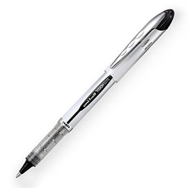 uni-ball Vision Elite - UB-200 - Liquid Ink Rollerball Pen - 2 x Twin Pack - Black Ink (4 Pens)