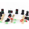 Evemodel 10 Sets Target Faces with LEDs Railway Dwarf Signal