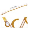 60/120/150cm Outdoor Survival Climbing Safety Rope with Ring Bearing(Yellow 60cm)