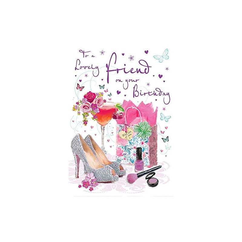 Regal Publishing Birthday Card Friend - 9 x 6 inches