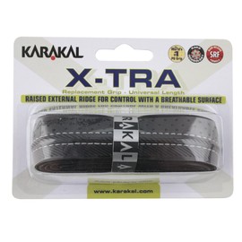 Karakal Griffband X-TRA für Tennis-, Badminton- und Squash-Schläger schwarz schwarz