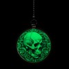 Gotham Decor Skull Cameo Glow in the Dark Double Sided