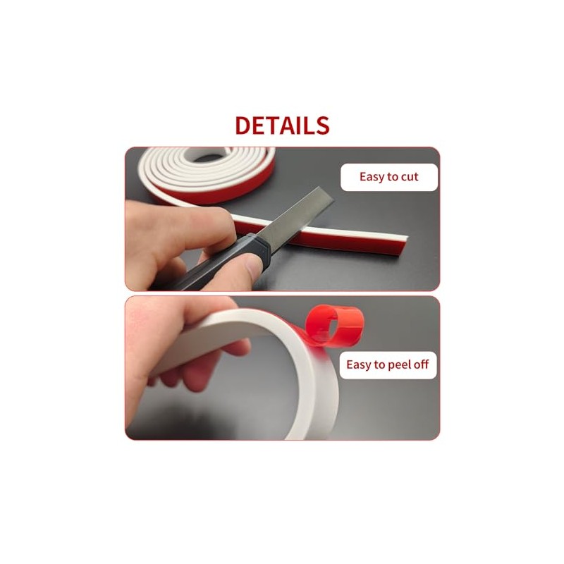 5 Rolls Total 32.8ft Window Grille Inserts Grid Kit Self