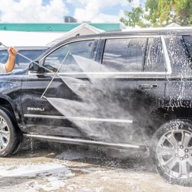 Pressure Washer Wand Extension - Pressure Washer Gun Extension - Quick Connect Power Washer Lance with Three Stainless Steel Rods and Triple-Action Cleaning