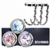 BEAVOING Purse Hanger, Foldable Purse Hook Set of 3 Mixed
