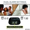 Riptunes Loud Alarm Clock with Bed Shaker for Heavy Sleepers
