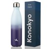 Konokyo Insulated Water Bottles,25 oz Double Wall Stainless Steel Vacumm
