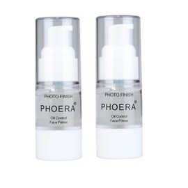 2Pcs Makeup Primer For PHOERA All Matte Oil Free Full Coverage Foundation Base Long Lasting Hydrating Smoothing Moisturizing Makeup Base Matte Face Foundation Primer (#2pcs 18ml)