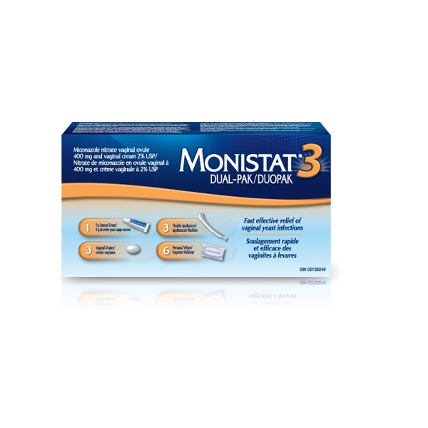MONISTAT 3 DAY TREATMENT, Dual Pack