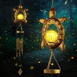 Turtle Wind Chimes Mothers Day Mom Gifts, Tortoise Turtle Chimes Gifts for Mom Gifts for Women Gifts for Grandma Birthday Gifts Turtle Gifts Turtle Decor Gardening Gifts