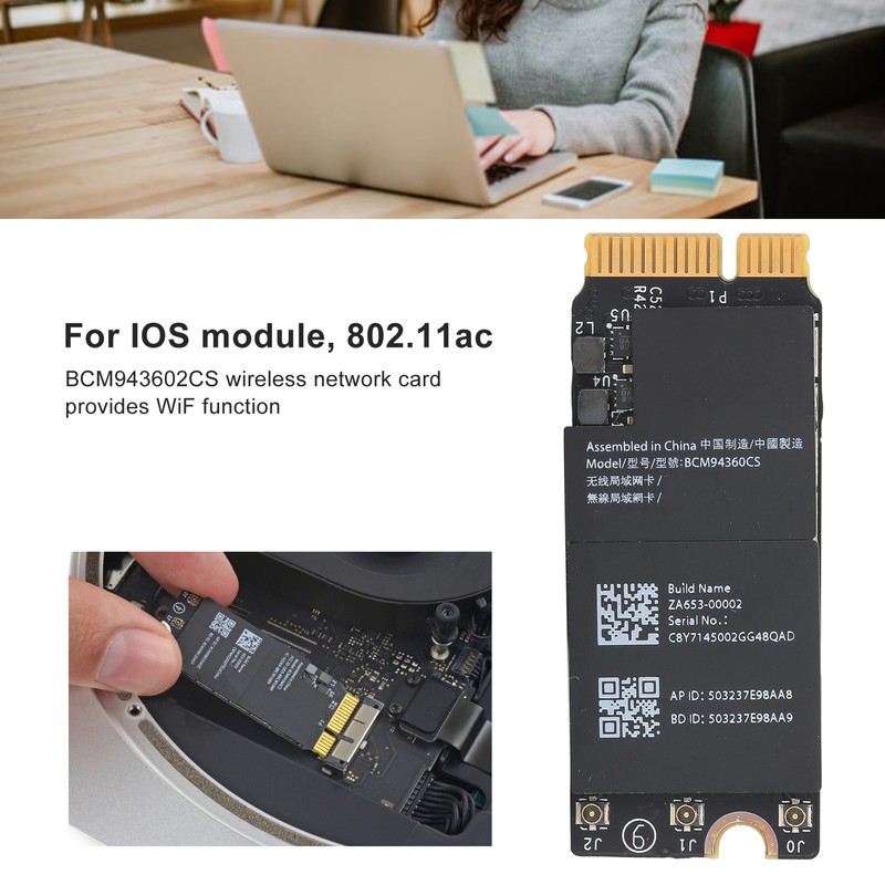 BCM94360CS Wifi Card for Bluetooth 4.0 Gigabit Wireless Network Card