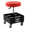 Pro-Lift C-3100 Grey Pneumatic Chair with Dual Tool Tray -