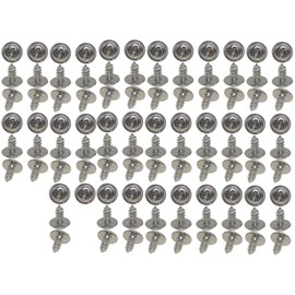 XunLiu 100pcs Modified Sheet Metal Screws Full Thread Phillips Drive Stainless Steel Self-Drilling Screws M1.7 4mm