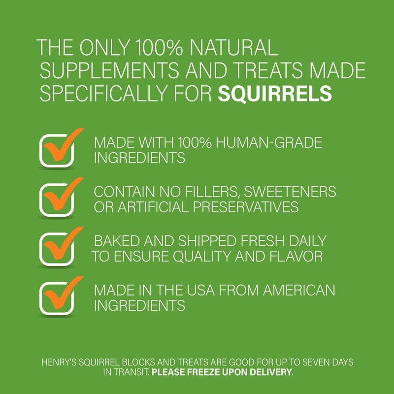 Henry's Picky Blocks - Nutritionally Complete Food for Squirrels, Flying