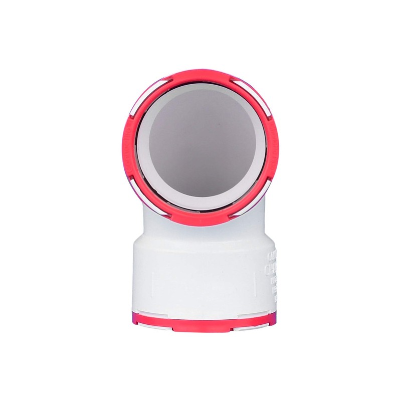 CHARLOTTE PIPE 1 1/2 CONNECTITE 1/4 BEND HUB X HUB