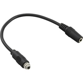 InLine 99303I Audio Adaptor Cable for Installation 1x with Thread, 3.5 mm Stereo Female/Female, 0.2 m