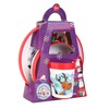 Christmas Xmas 3pcs Reusable Bicolor Premium Kids Dinner Tableware Set