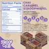 Stroop Club Chai Infused Organic Stroopwafel Caramel Treats | Vegan,