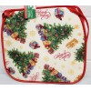 CHRISTMAS HOUSE 4 THIN CHAIR PADS CUSHIONS,CHRIS