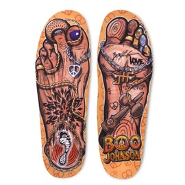Remind Insoles Destin Impact | Boo Johnson Gnar Foot | Shoe Inserts for Mid-High Arch Support | Skateboarding & Snowboarding | Walking, Hiking, Running | Lightweight Comfort | Mens Size 10-10.5