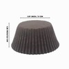 Mombake Premium Coffee Greaseproof Cupcake Liners Muffin Paper Baking Cups