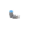 sourcing map Elbow Push to Connect Air Fittings 4mm Tube