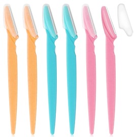 Sularpek Pack of 6 Eyebrow Razors, Eyebrow Shaper, Face Razor, Multi-Purpose Eyebrow Razor, with Precision Cover, for Women's Face and Body Eyebrows