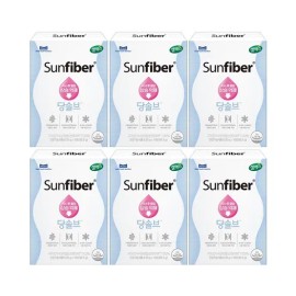 Selex 셀렉스 썬화이버 당솔브 혈당케어 스틱 12.5g 10포 6박스 (총 60포)