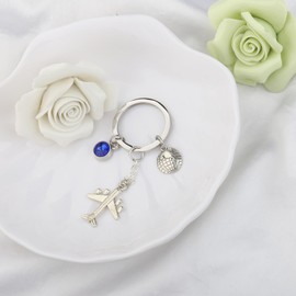 MAOFAED Pilot Gift Pilot’s Prayer Keychain Airplane Lover Gift Pilot Gift For Men Women Pilot Jewelry (pilot's prayer kr)