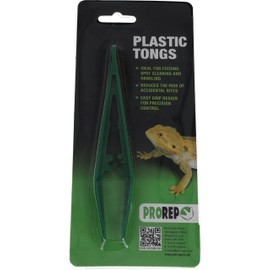 ProRep Plastic Feeding Tongs | Feeding Tweezers | Livefood Care | Reptile Care | Snake Feeding Tweezers