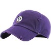 KBSV-056 PUR Panda Dad Hat Baseball Cap Polo Style Unconstructed