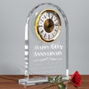 QAZMJUE 60th Wedding Anniversary Clock Gifts for Couples - Elegant