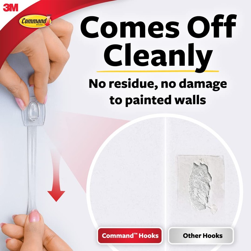 Command Decorating Hooks - Mini - Transparent - Multi pack