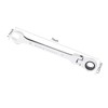 RHCXCYTJ Ratcheting Combination Wrench, 72-Tooth Ratchet, Chrome Vanadium Steel Flexible