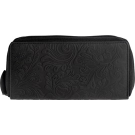 Harrys-Collection Damenbörse in Vintage mit Floral Motiv, Größen:Einheitsgröße, Farben:schwarz