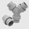 Sink Hose Connector, Drain Hose Attachment, Adjustable Extension 30mm Y-shape 20ea